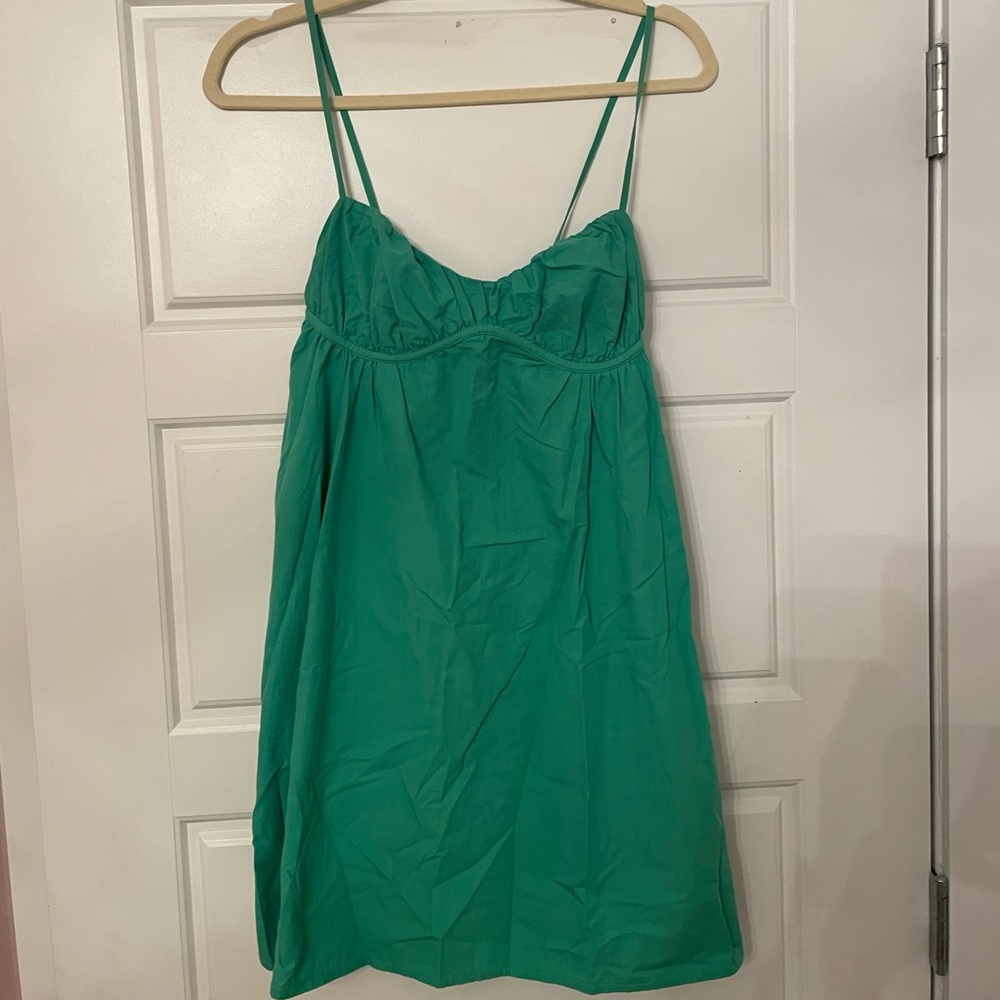 Kelly green Zara mini dress